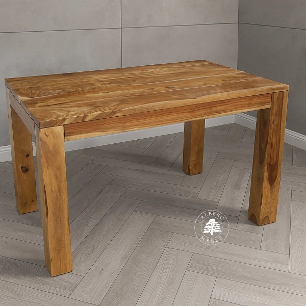 Stół z litego drewna naturalnego