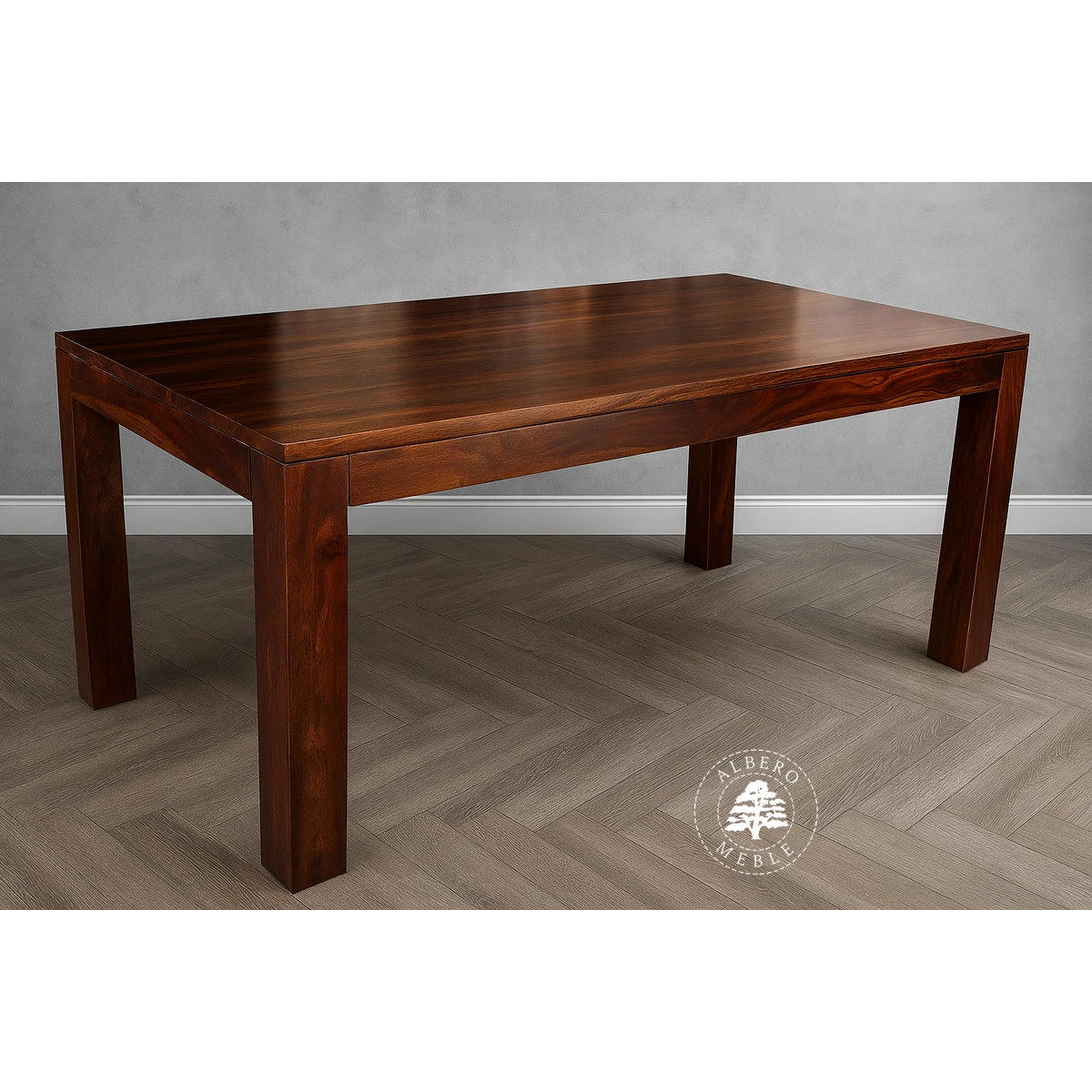 Stół z litego drewna naturalnego