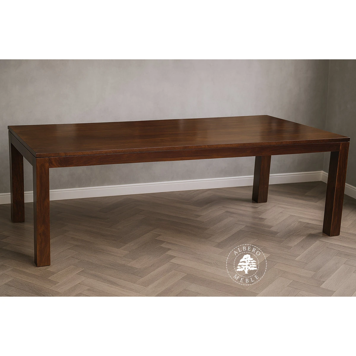 Stół z litego drewna naturalnego