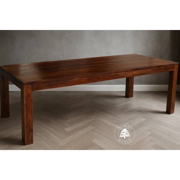 Stół z litego drewna naturalnego