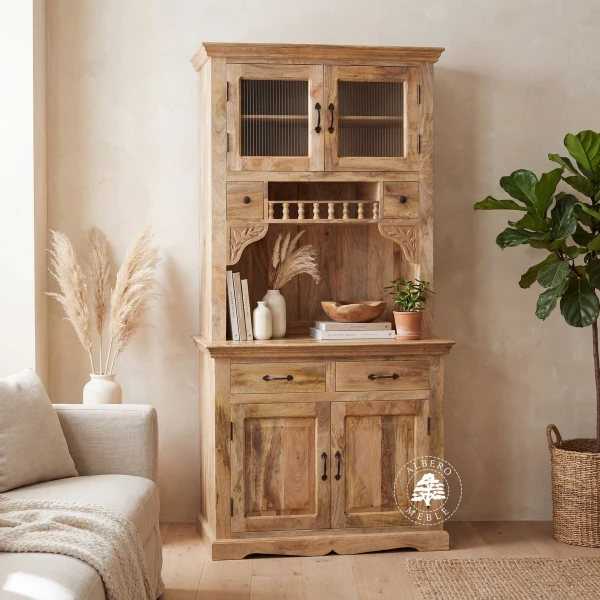 Kredens Mango Botanica w stylu Boho