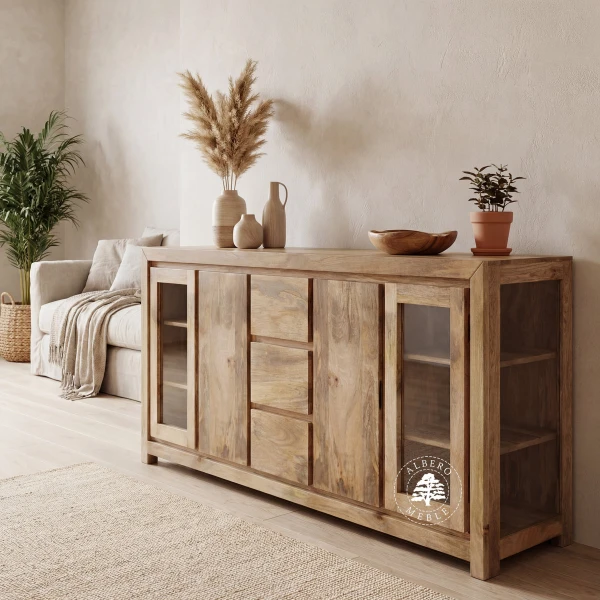 Komoda GOA Botanica w stylu Boho