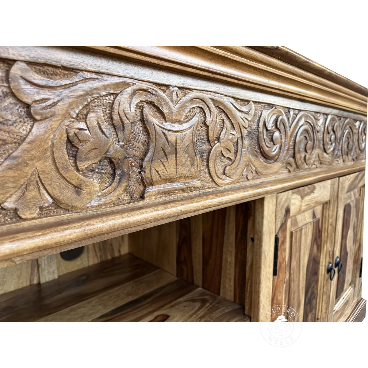 Komplet Mebli Orissa Flower z Drewna Palisandrowego