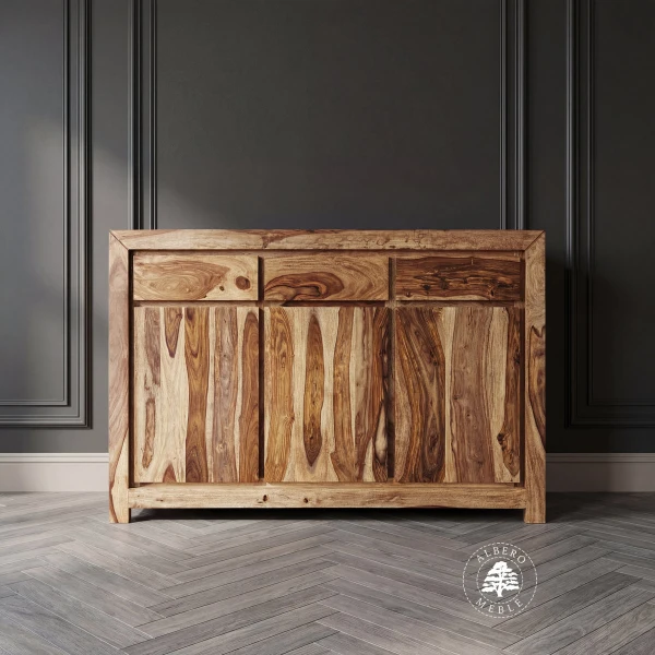 Komoda GOA Natural z Drewna Palisandrowego