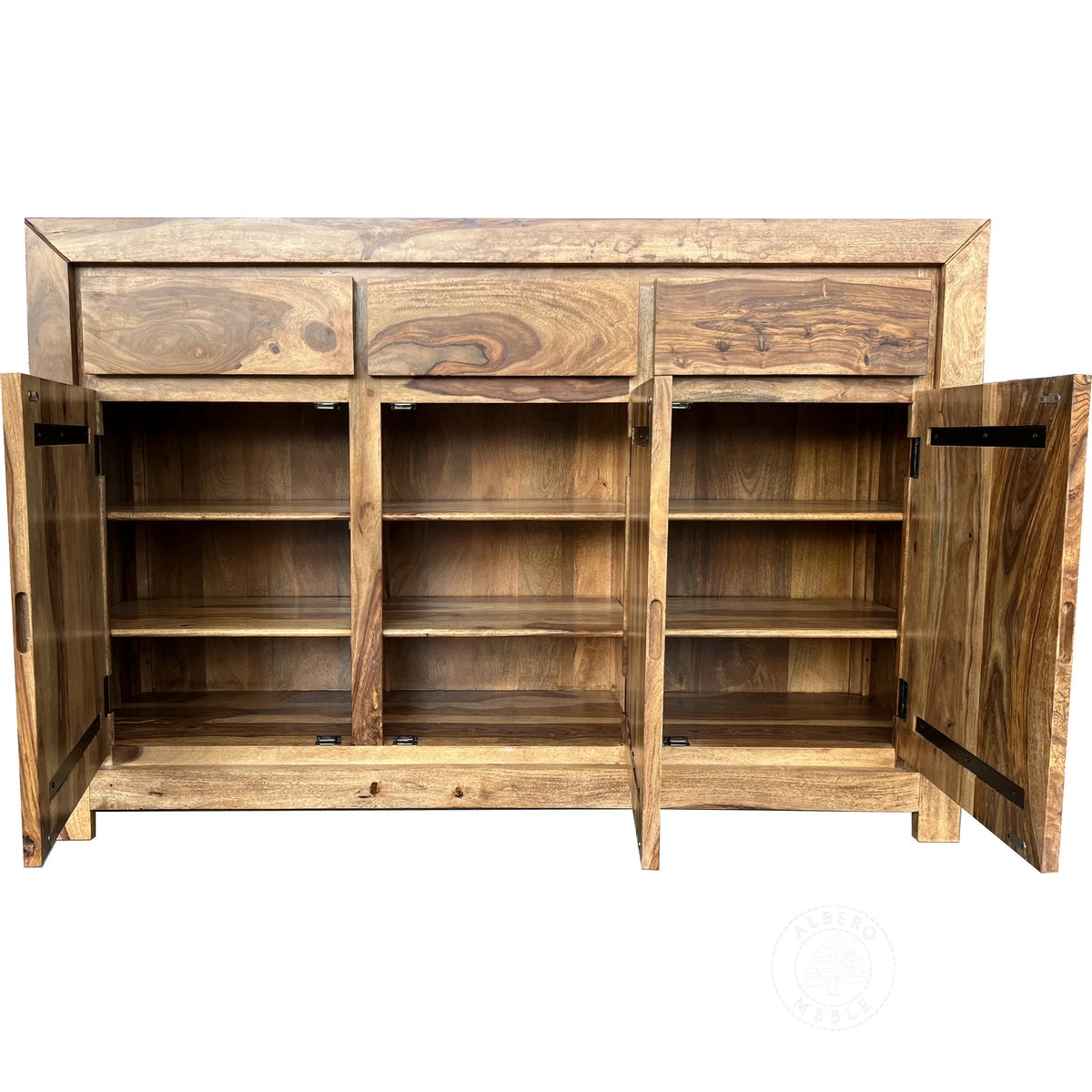 Komoda GOA Natural z Drewna Palisandrowego