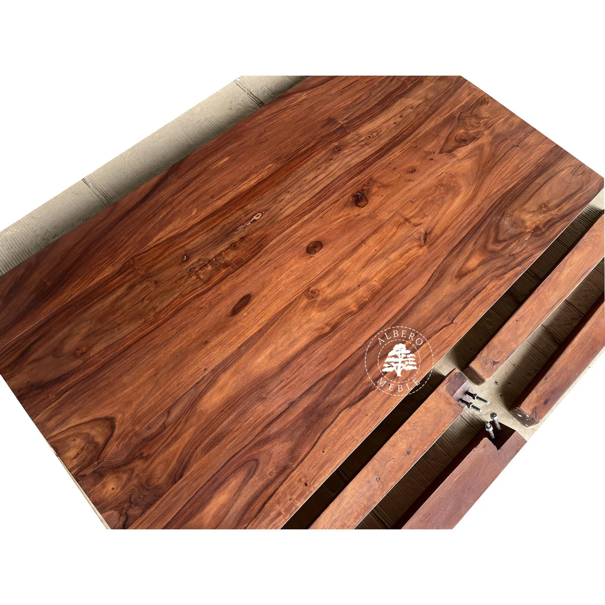 Stylowy Stół z litego drewna II gatunek woskowany