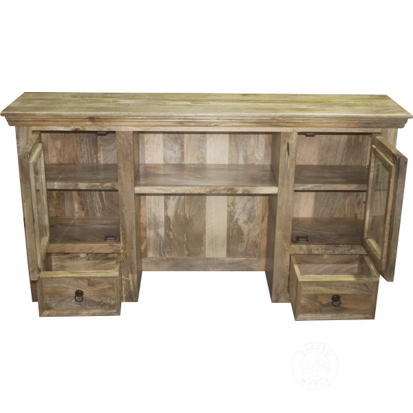 Nadstawka na komodę z drewna mango