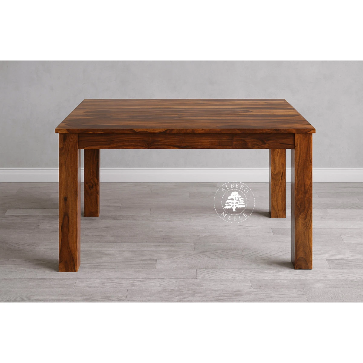 Stół drewniany z bocznymi dostawkami