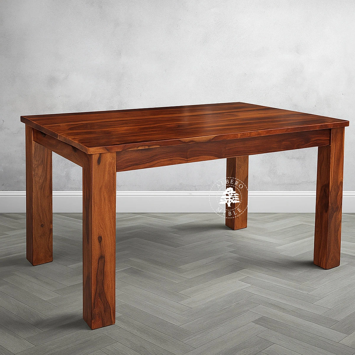 Stół drewniany z bocznymi dostawkami