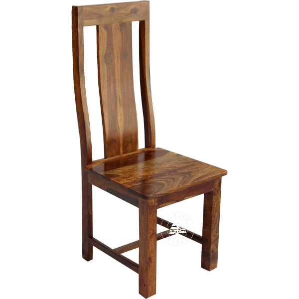 Nowoczesne Krzesło Drewniane CUBE – naturalne drewno