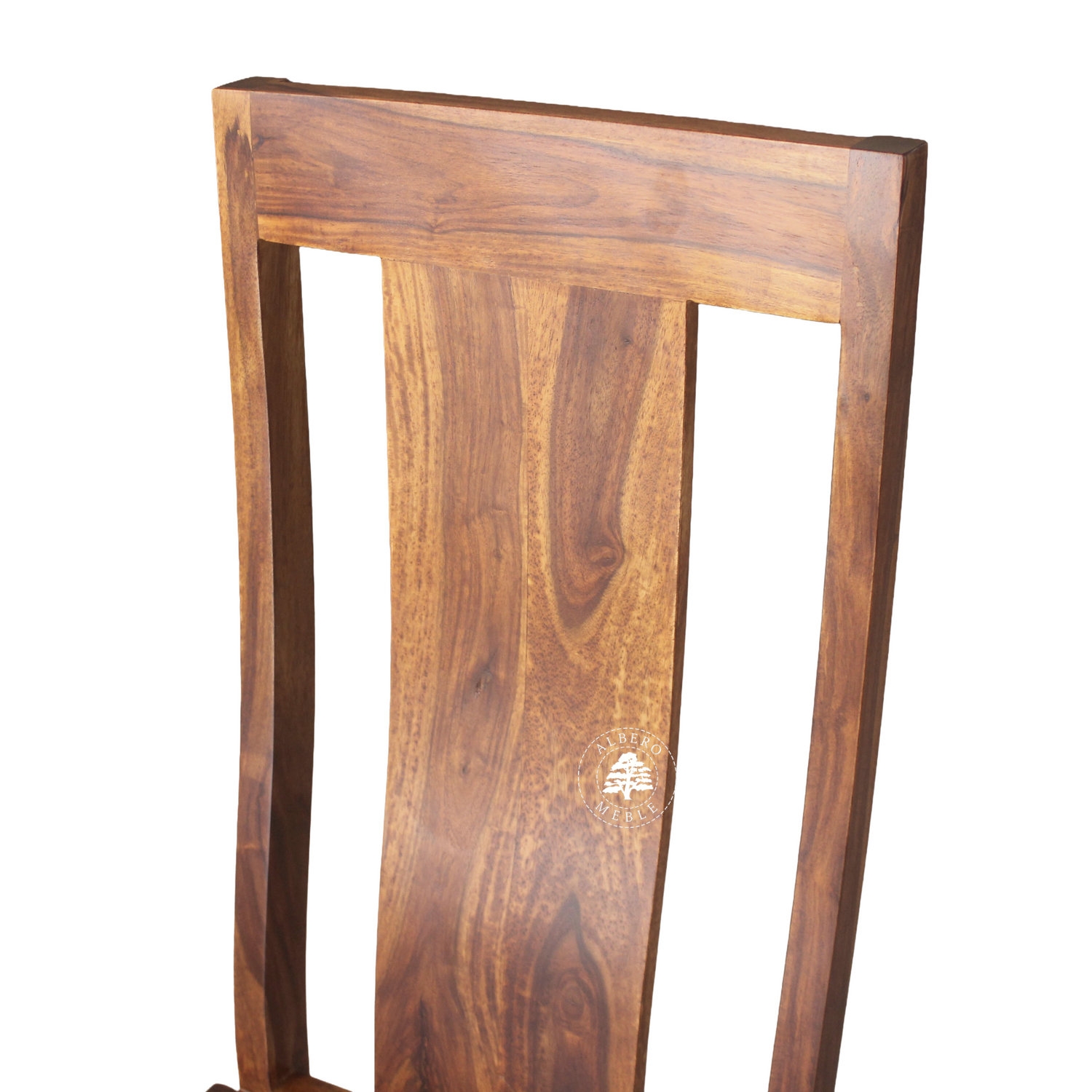 Nowoczesne Krzesło Drewniane CUBE – naturalne drewno