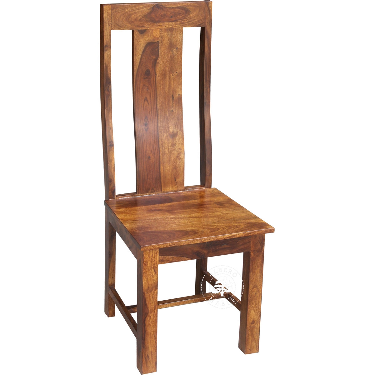 Nowoczesne Krzesło Drewniane CUBE – naturalne drewno