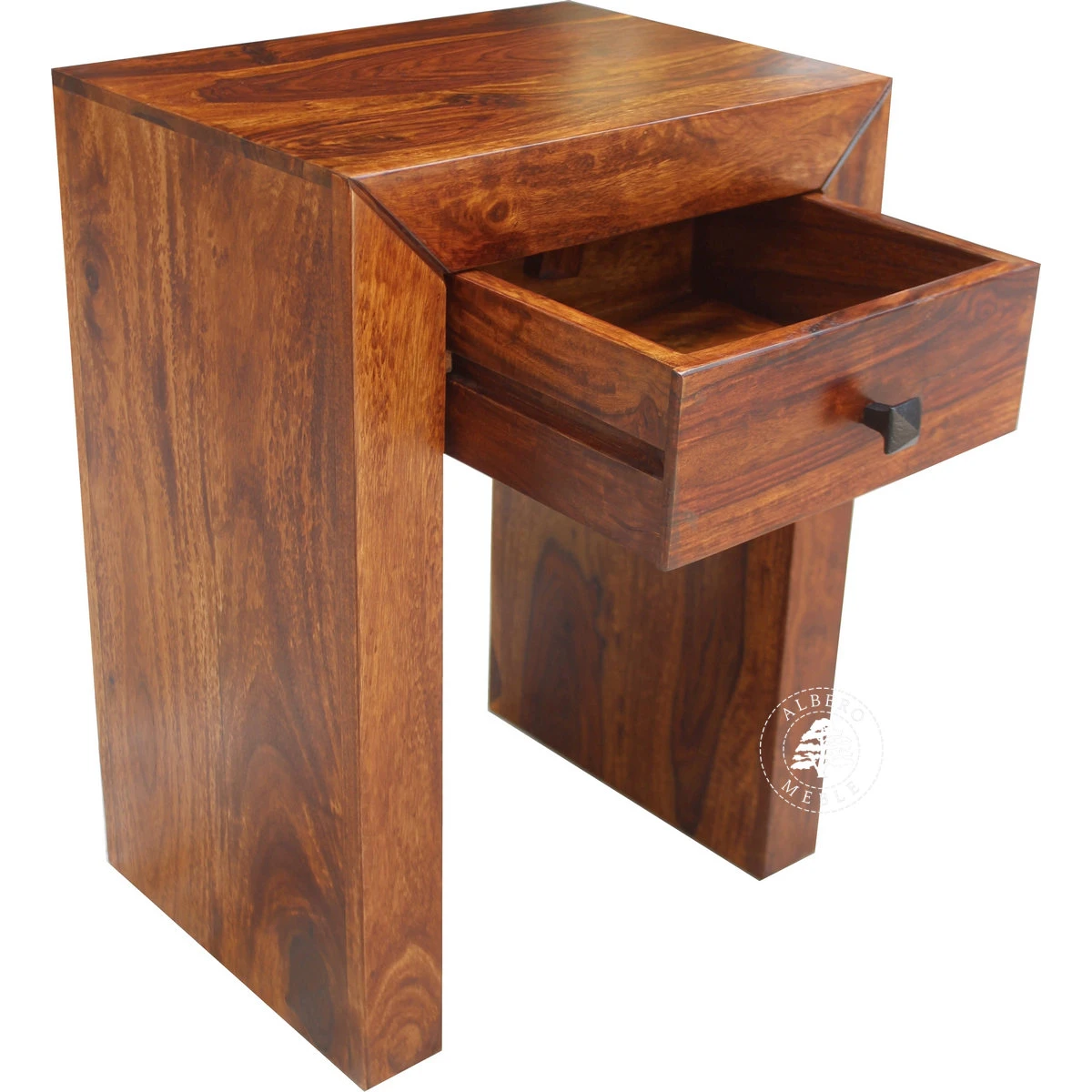 Mały stolik nocny z szufladą Modern Cube