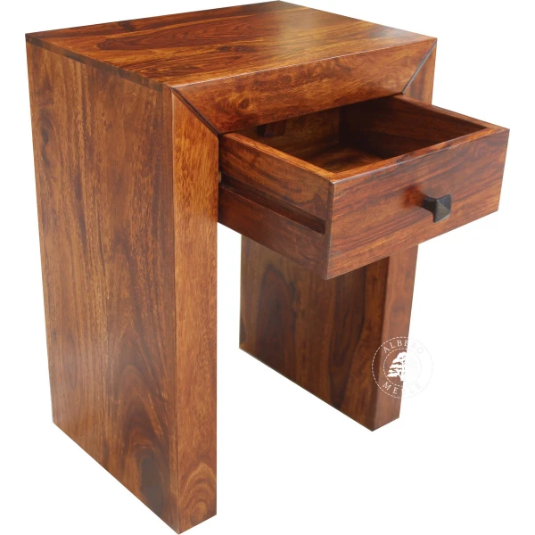 Mały stolik nocny z szufladą Modern Cube