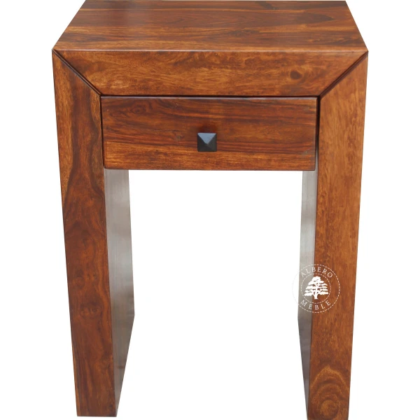 Mały stolik nocny z szufladą Modern Cube