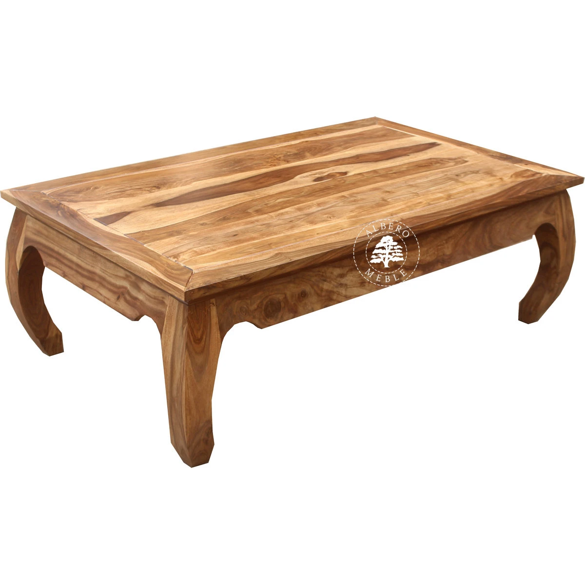 Stolik kawowy Opium z drewna litego w klasycznym stylu