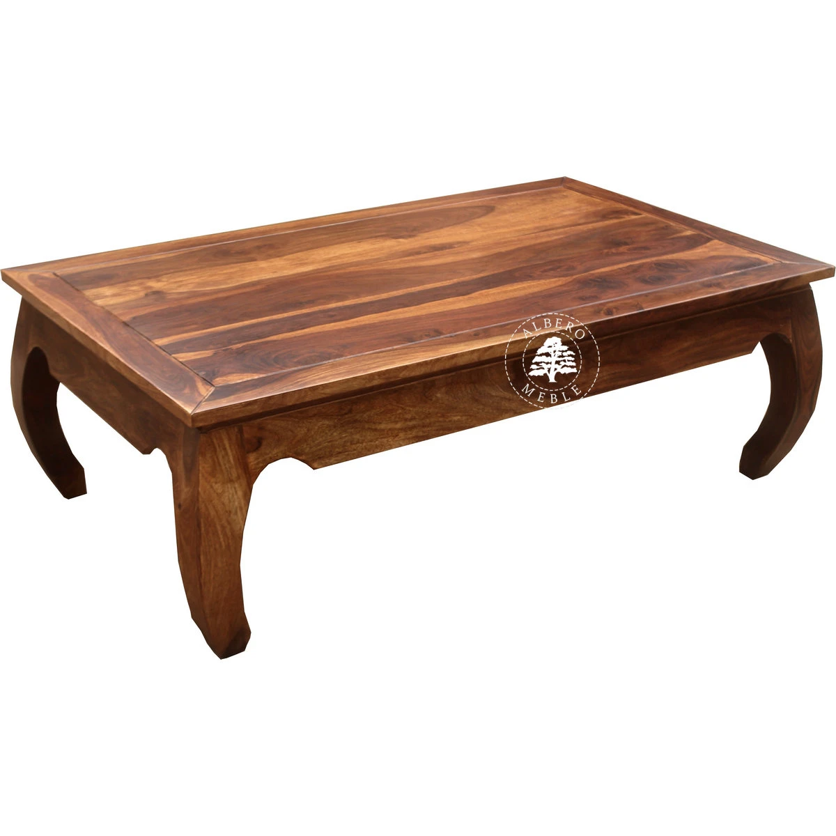 Stolik kawowy Opium z drewna litego w klasycznym stylu