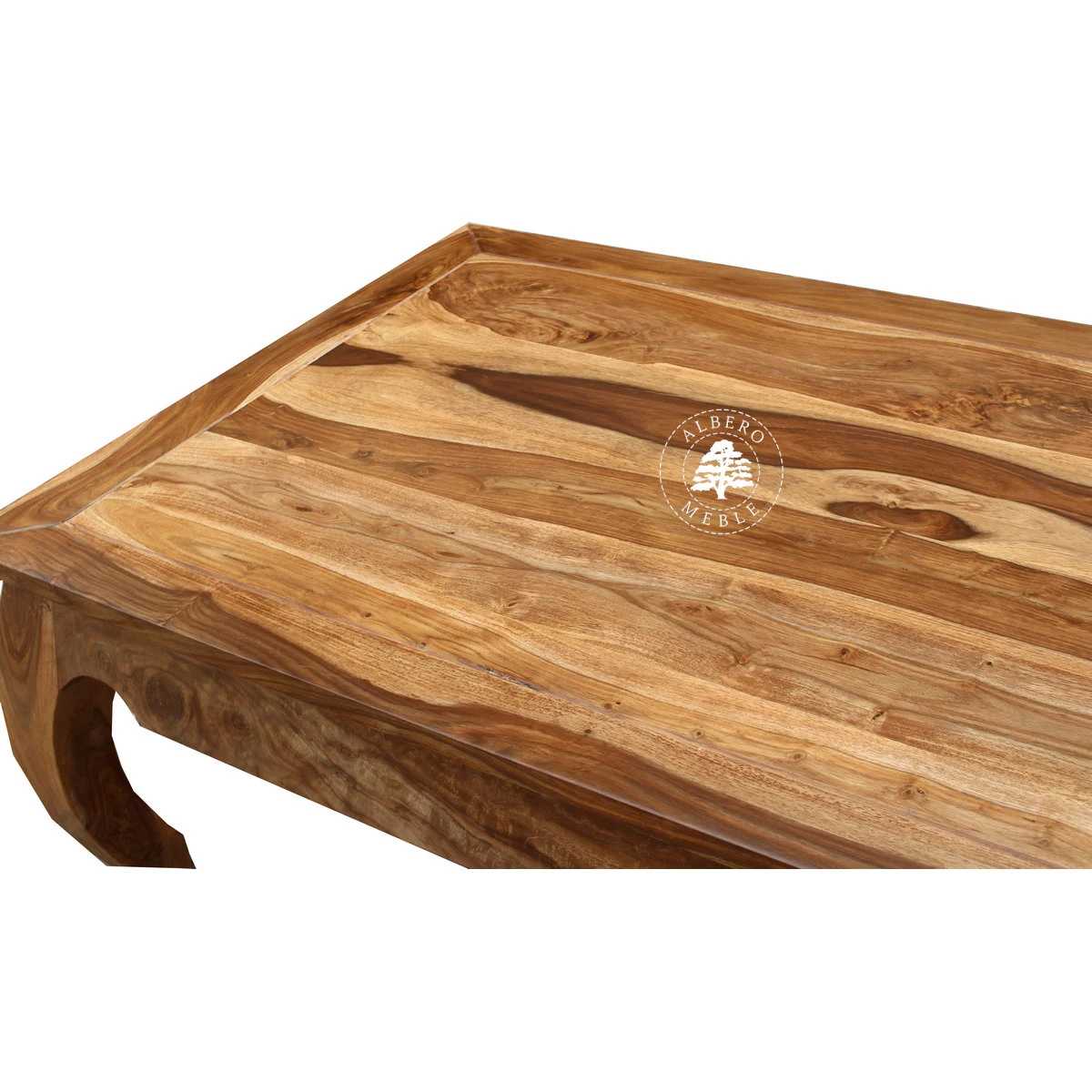 Stolik kawowy Opium z drewna litego w klasycznym stylu