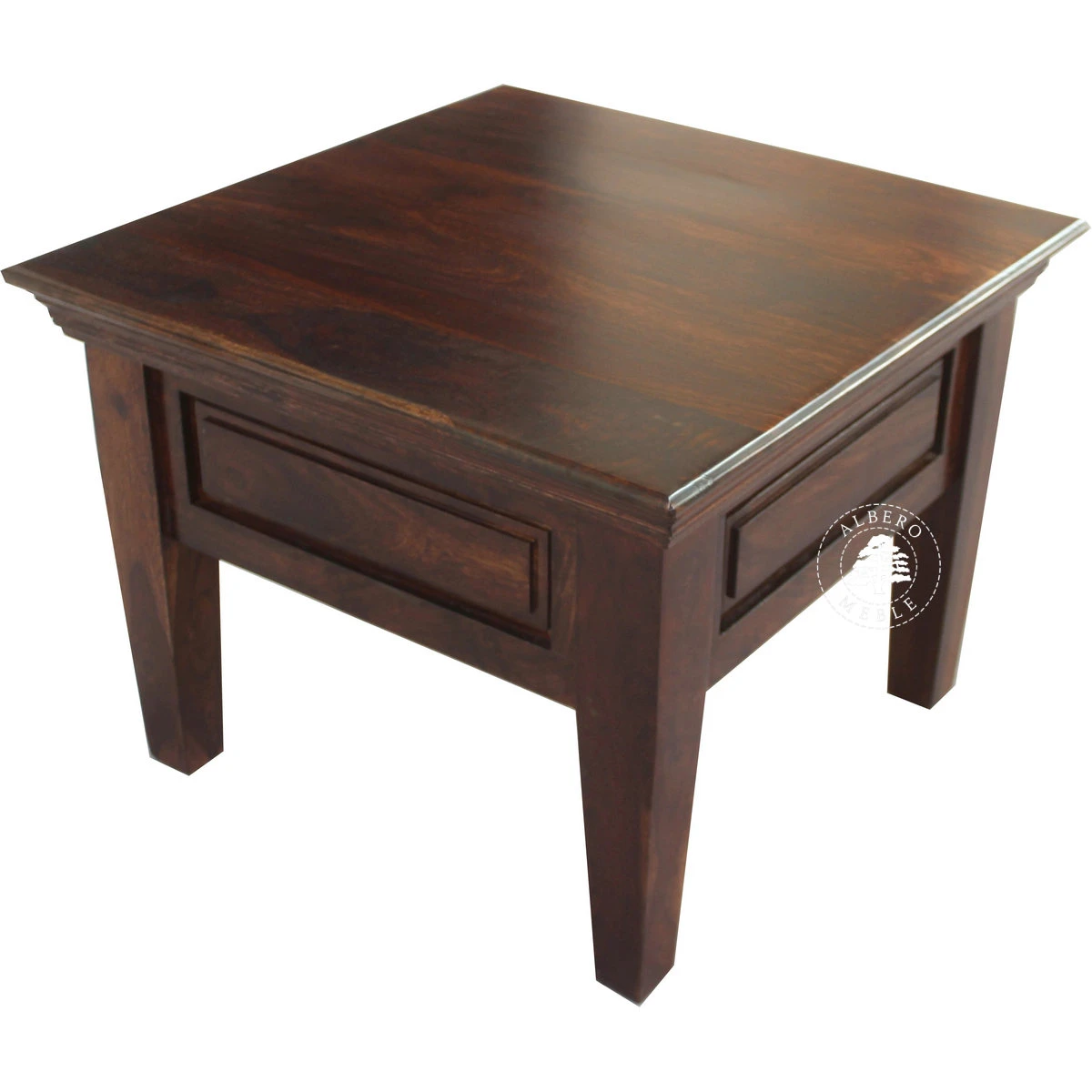 Mały klasyczny stolik kawowy z szufladą