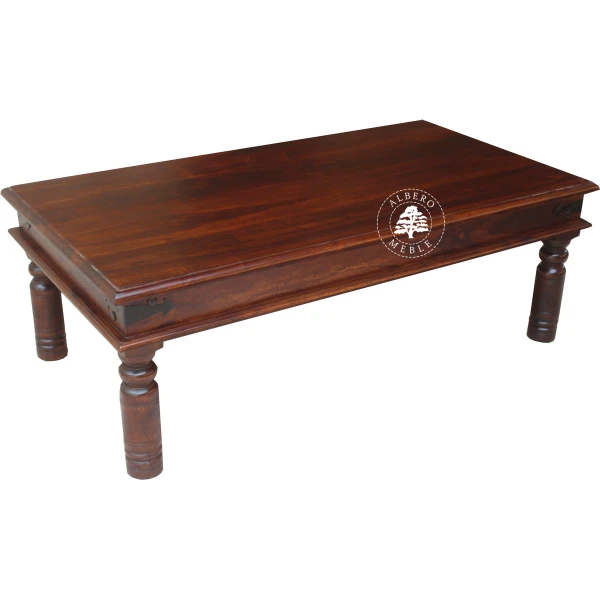 Ława wykonana z drewna litego