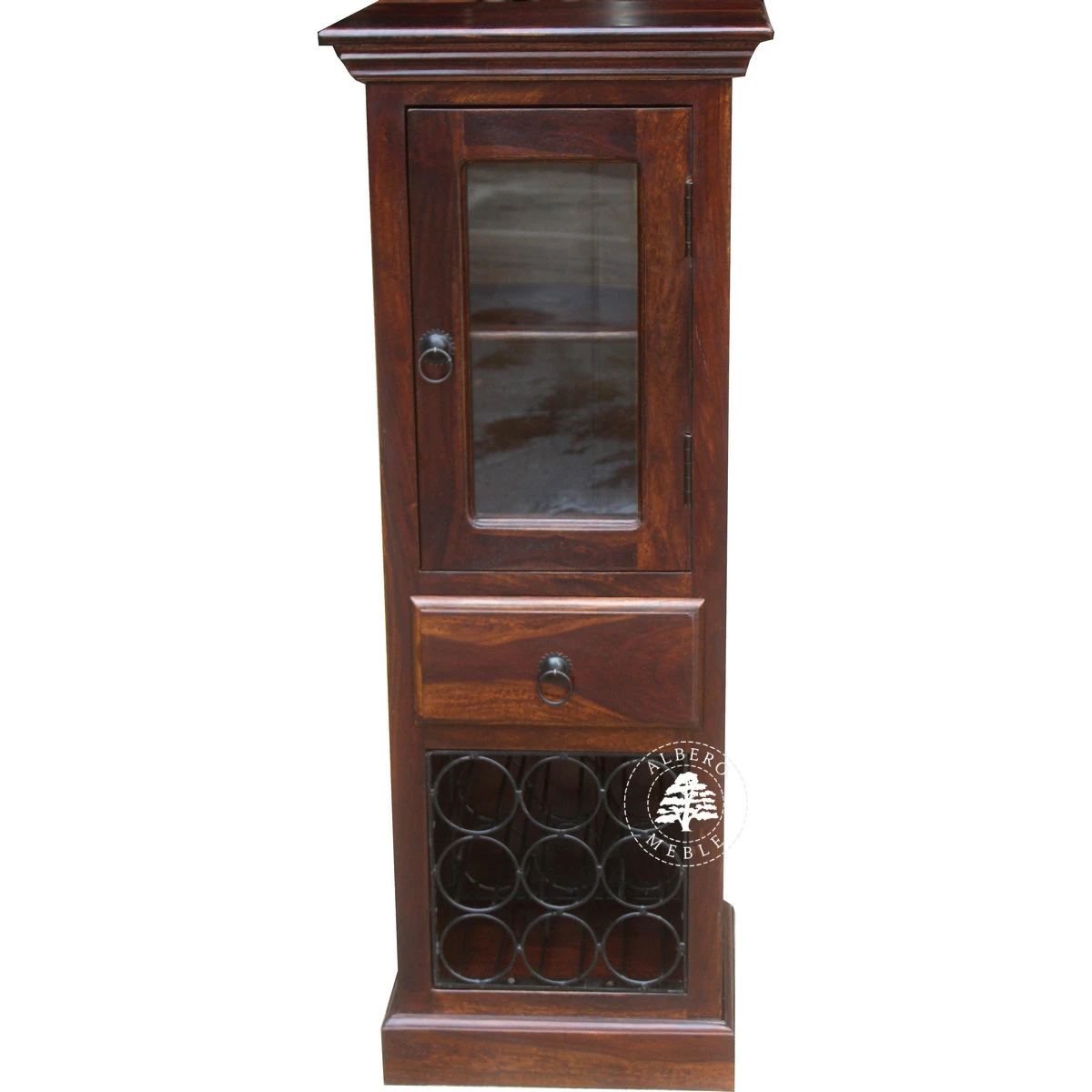 Klasyczny barek drewniany wolnostojący