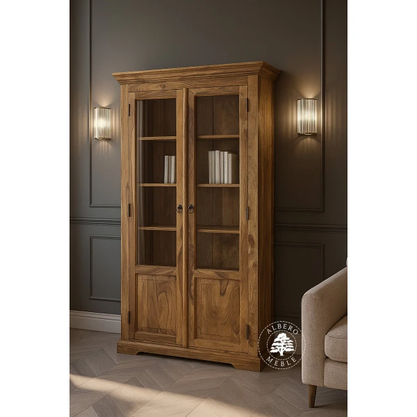 Witryna Drewniana w Stylu Kolonialnym