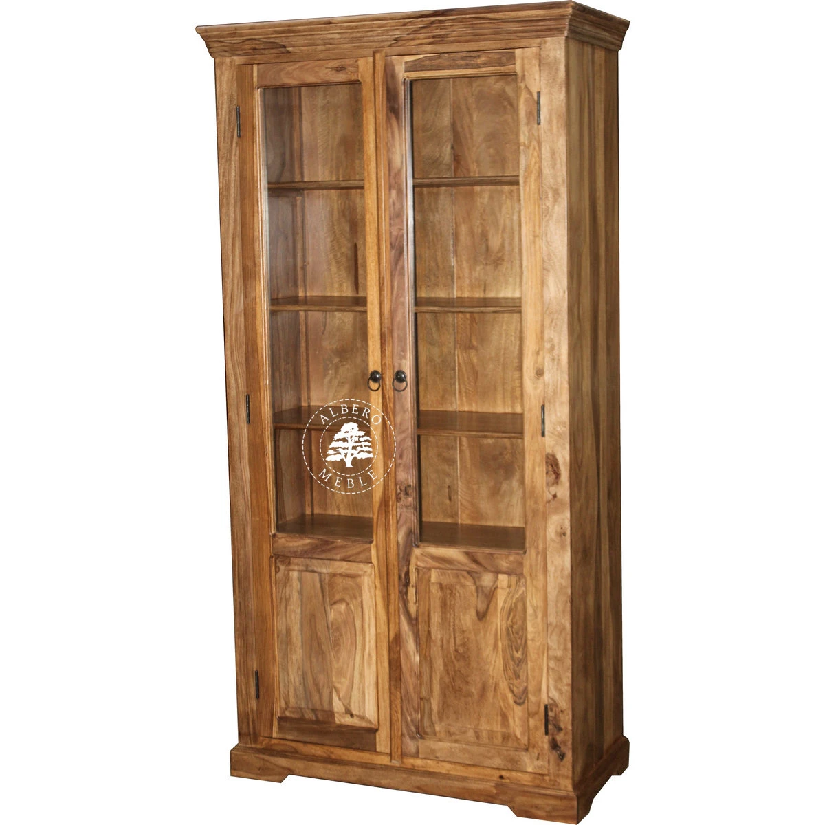 Witryna Drewniana w Stylu Kolonialnym