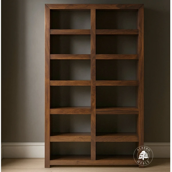 Płytki Regał Drewniany na Zamówienie