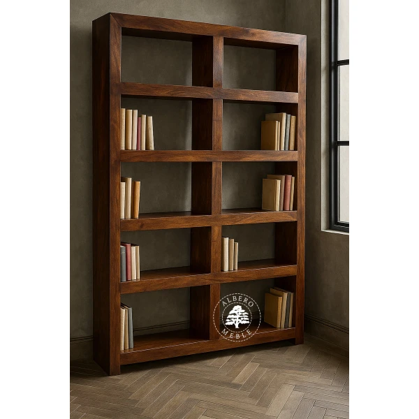 Płytki Regał Drewniany na Zamówienie