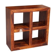 Niski regał otwarty kwadratowy czwórka Modern Cube