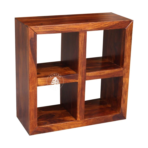 Niski regał otwarty kwadratowy czwórka Modern Cube