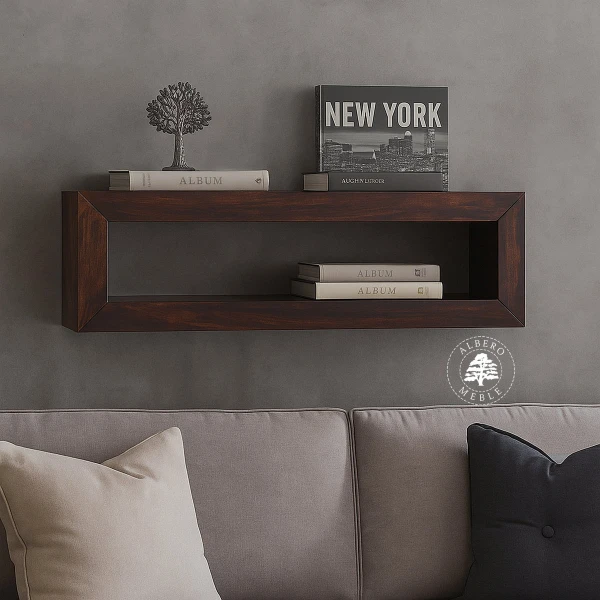 Półka drewniana na ścianę