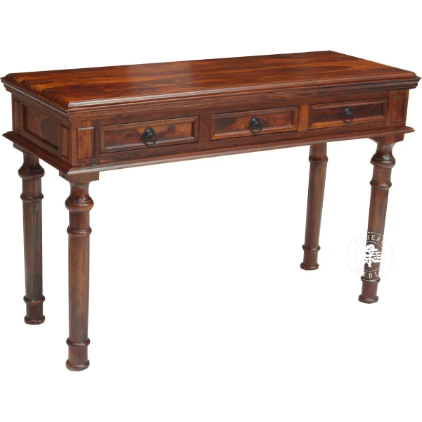 Stylizowana konsola wykonana z litego drewna palisandrowego