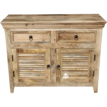 Dwudrzwiowa komoda z indyjskiego drewna mango