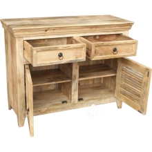 Dwudrzwiowa komoda z indyjskiego drewna mango