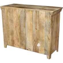 Dwudrzwiowa komoda z indyjskiego drewna mango