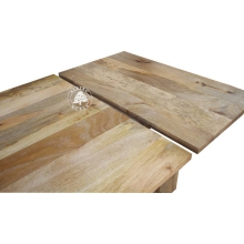 Klasyczny stół drewniany z jasnego drewna - Drewno Mango - naturalne