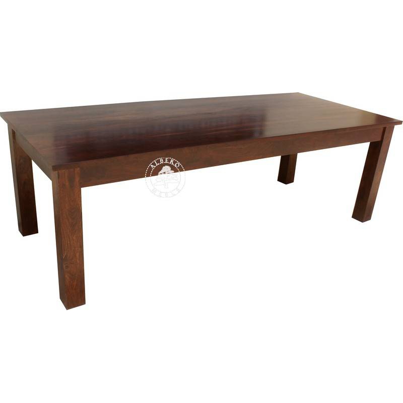 Duży stół drewniany o długości 2 metrów -  Drewno Palisander - ciemny brąz