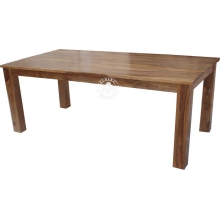 Duży stół drewniany o długości 2 metrów - Drewno Palisander -  naturalny