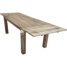 Drewniany stół 3-metrowy na 12-14 osób - Drewno Mango - naturalne