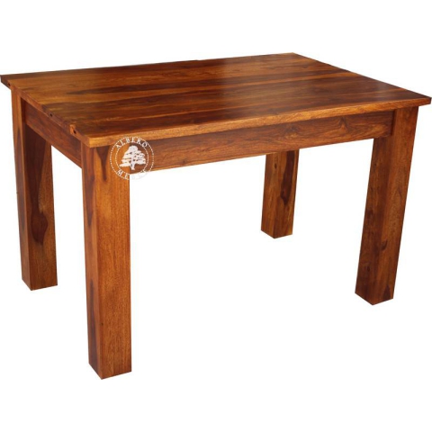 Stół z drewna litego z szufladami bocznymi