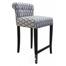 Krzesło barowe HOKER tapicerowany Chesterfield
