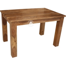 Stół drewniany rozkładany do małej jadalni - Drewno Palisander -  naturalny