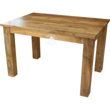 Stół drewniany rozkładany do małej jadalni - Drewno Mango - naturalne