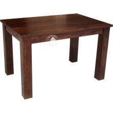 Stół drewniany rozkładany do małej jadalni -  Drewno Palisander - ciemny brąz