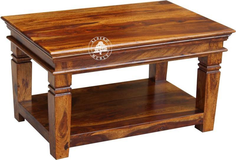 Stylowy Stolik Kawowy Z Drewna Palisander Al12 90x60 Stoliki