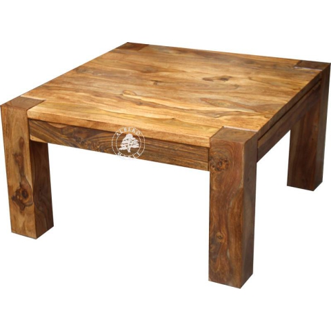 Kwadratowy nowoczesny stolik z drewna palisandru