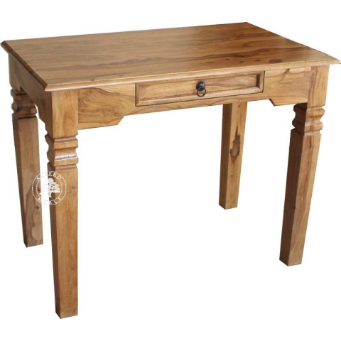 Oryginalne indyjskie biurko z litego drewna palisander