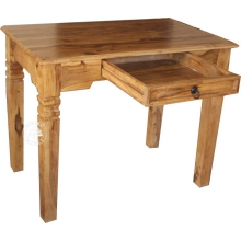 Oryginalne indyjskie biurko z litego drewna palisander - Drewno Palisander -  naturalny
