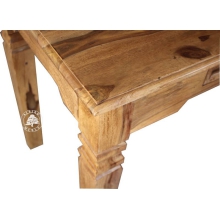Oryginalne indyjskie biurko z litego drewna palisander - Drewno Palisander -  naturalny